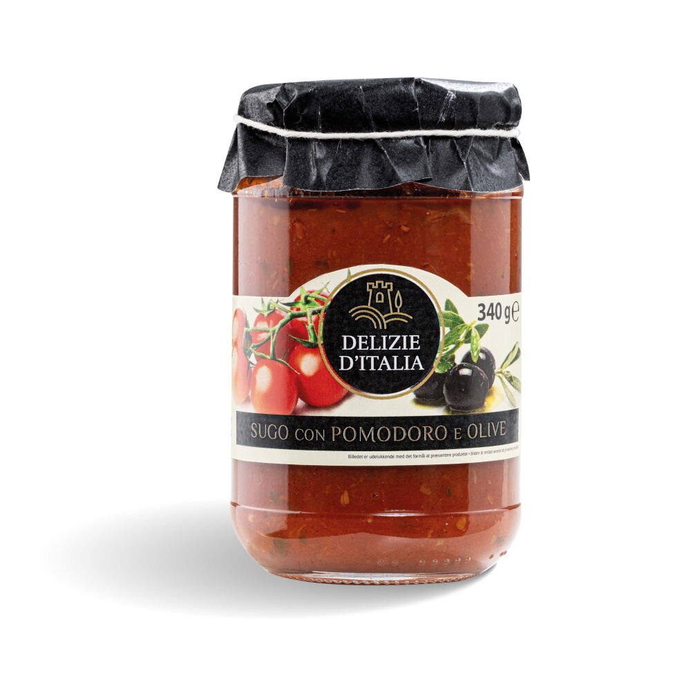 SUGO con POMODORO e OLIVE - Delizie D'Italia