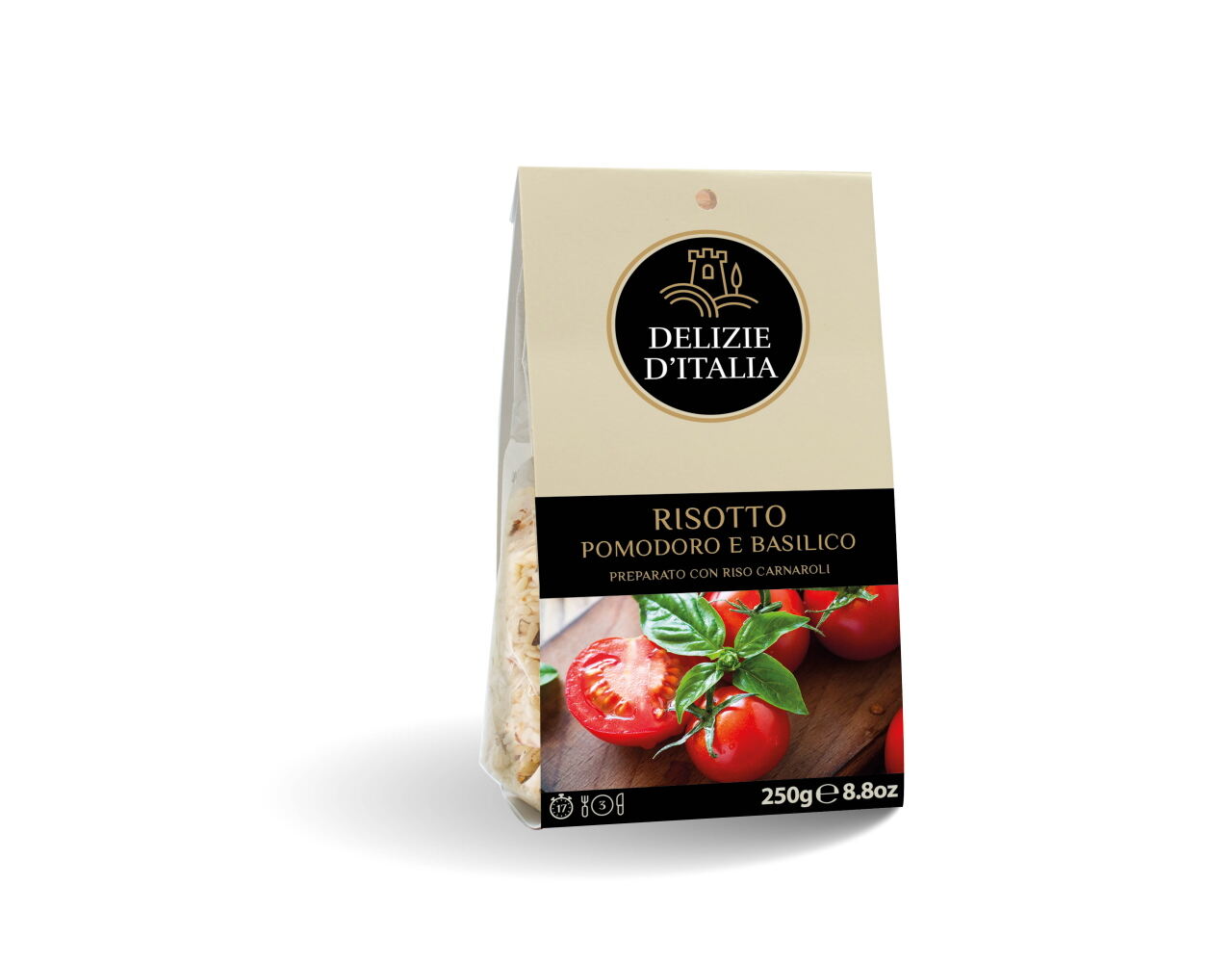 RISOTTO al POMODORO e BASILICO - Delizie D'Italia