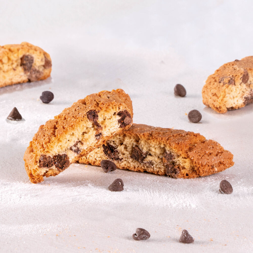 CANTUCCI con GOCCE di CIOCCOLATO - Delizie D'Italia